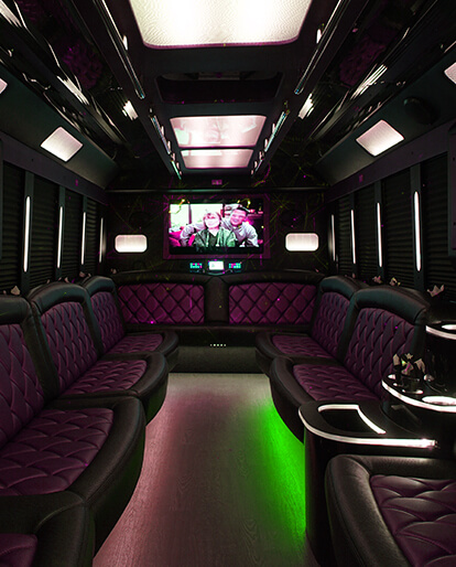 modern limo buses