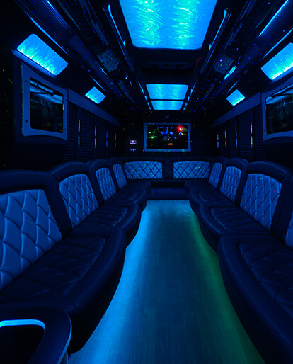 30-passenger party bus rental